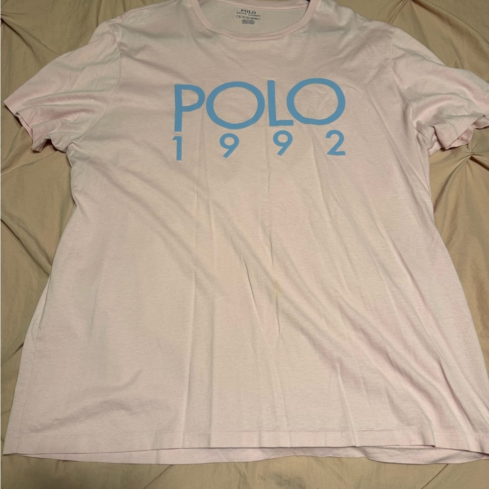 Polo by Ralph Lauren Men's Pink T-Shirt